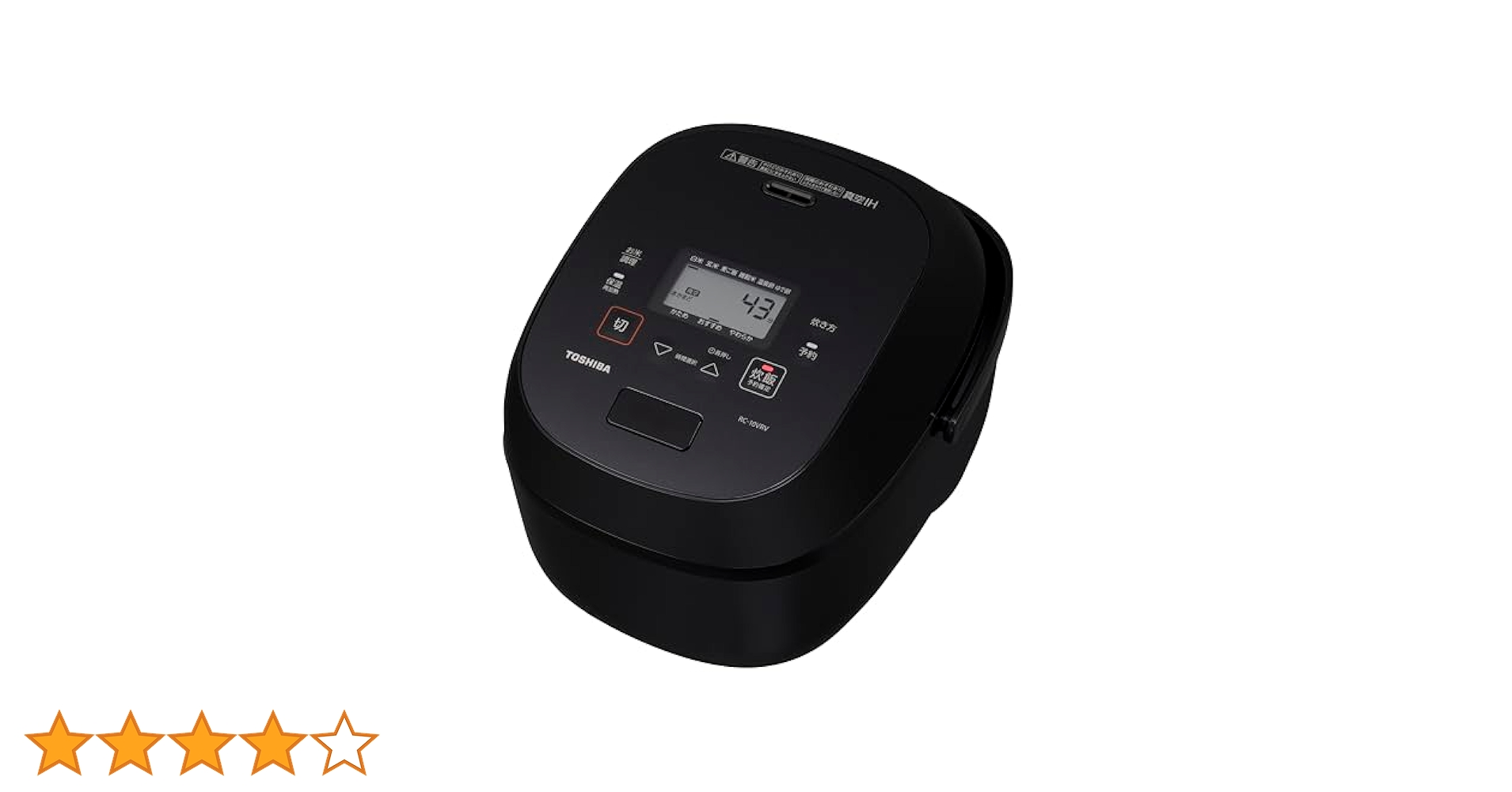 Amazon | TOSHIBA(東芝) 炊飯器 炎匠炊き 5.5合 RC-10VRV(K